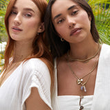 Moonstone Crescent Charm