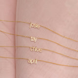 Petite Nameplate Necklace