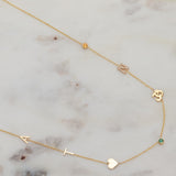 Custom Gold Necklace - 7 Letters