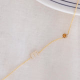 Custom Gold Necklace - 2 Letters