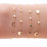 Custom Gold Bracelet - 3 Letters