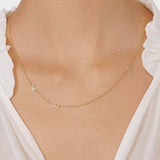 Custom Gold Necklace - 3 Letters