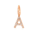 Pavé Letter Charm