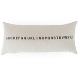 Letter Lumbar Pillow