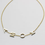 Custom Gold Bracelet - 4 Letters