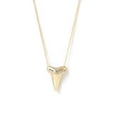 Sharktooth Necklace with Diamond Ridge