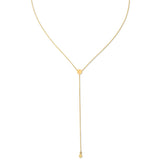 Gold Lariat Necklace