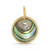 Small Abalone Cabochon Charm