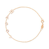 Custom Gold Bracelet - 5 Letters