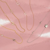Custom Gold Necklace - 2 Letters