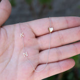 Custom Mixed Gold Necklace - 3 Letters