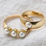 Tres Pearl Ring