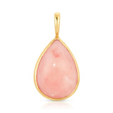 Pink Opal Tear Drop Charm