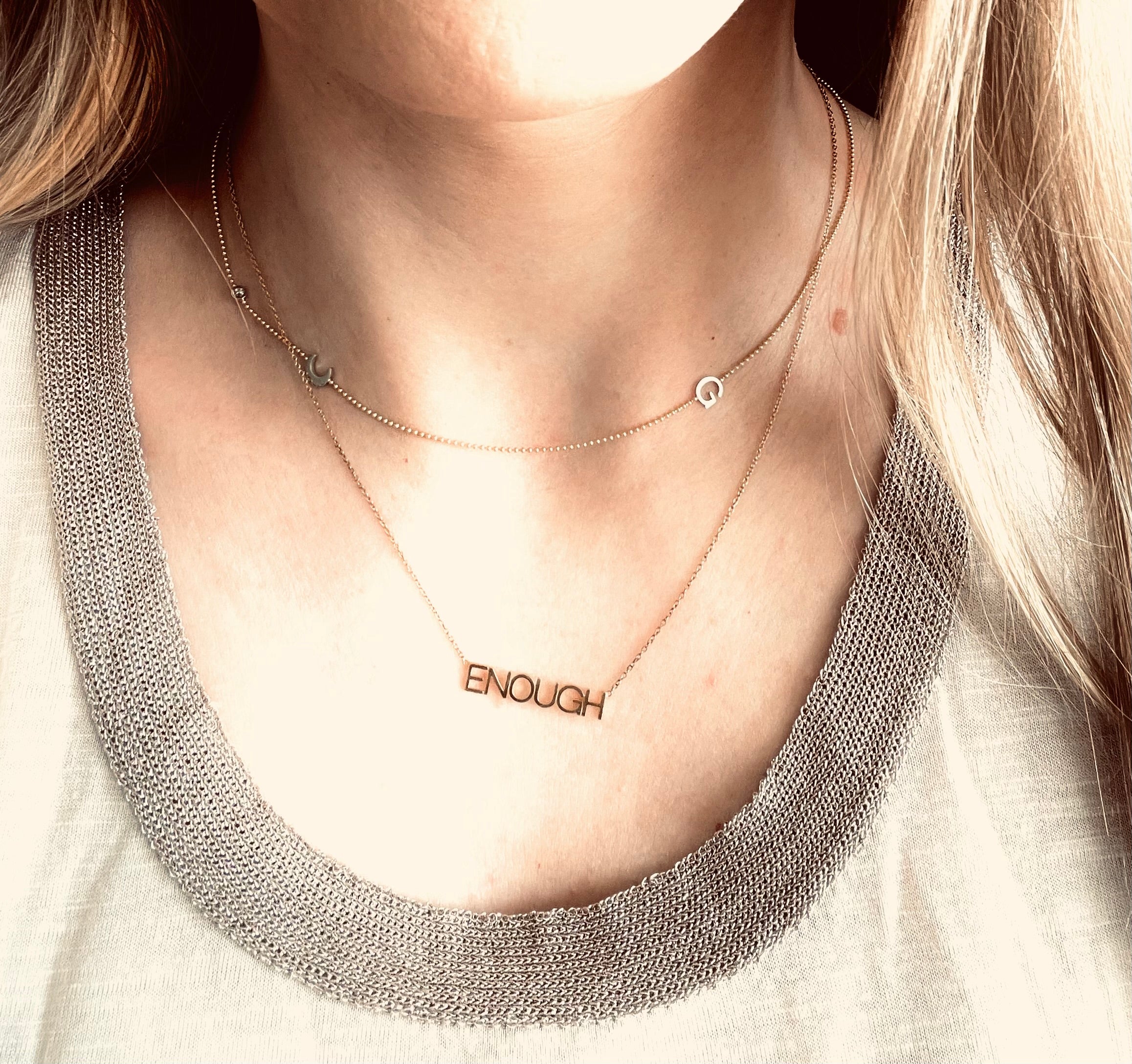 Anchors of Identity: Gintare's 3 Letter Necklace