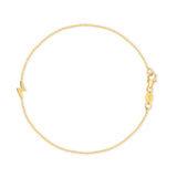 14k Lightning Bolt Bracelet