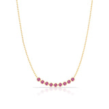 Birthstone Arc Layering Necklace