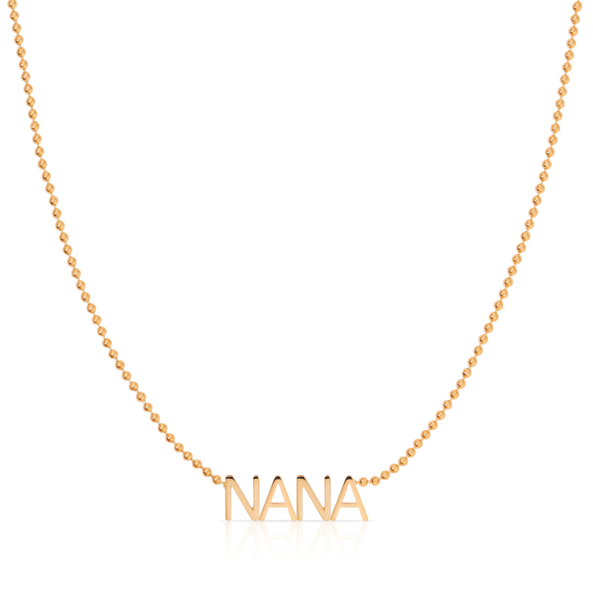 ENSIANTH "Yaya" Letter Necklace - Grandma Jewelry Gift For Nana, Mimi, Gigi, Stainless Steel Hypoallergenic