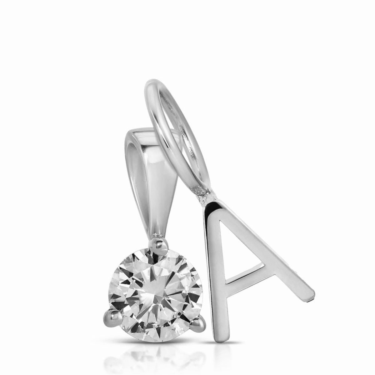 A white gold Gold Letter Jumble with the letter A on a white background. 