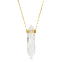 The Clarity Retreat Necklace on a white background. 