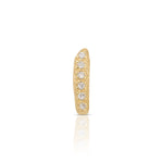 A Diamond Bar Earring on a white background. 