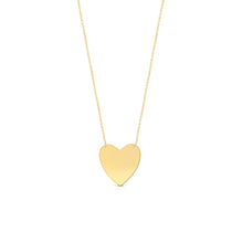A Heart Necklace on a white background. 