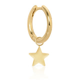 A Charmed I’m Sure Hoop / Star on a white background. 