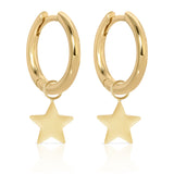 A Charmed I’m Sure Hoop / Star on a white background.