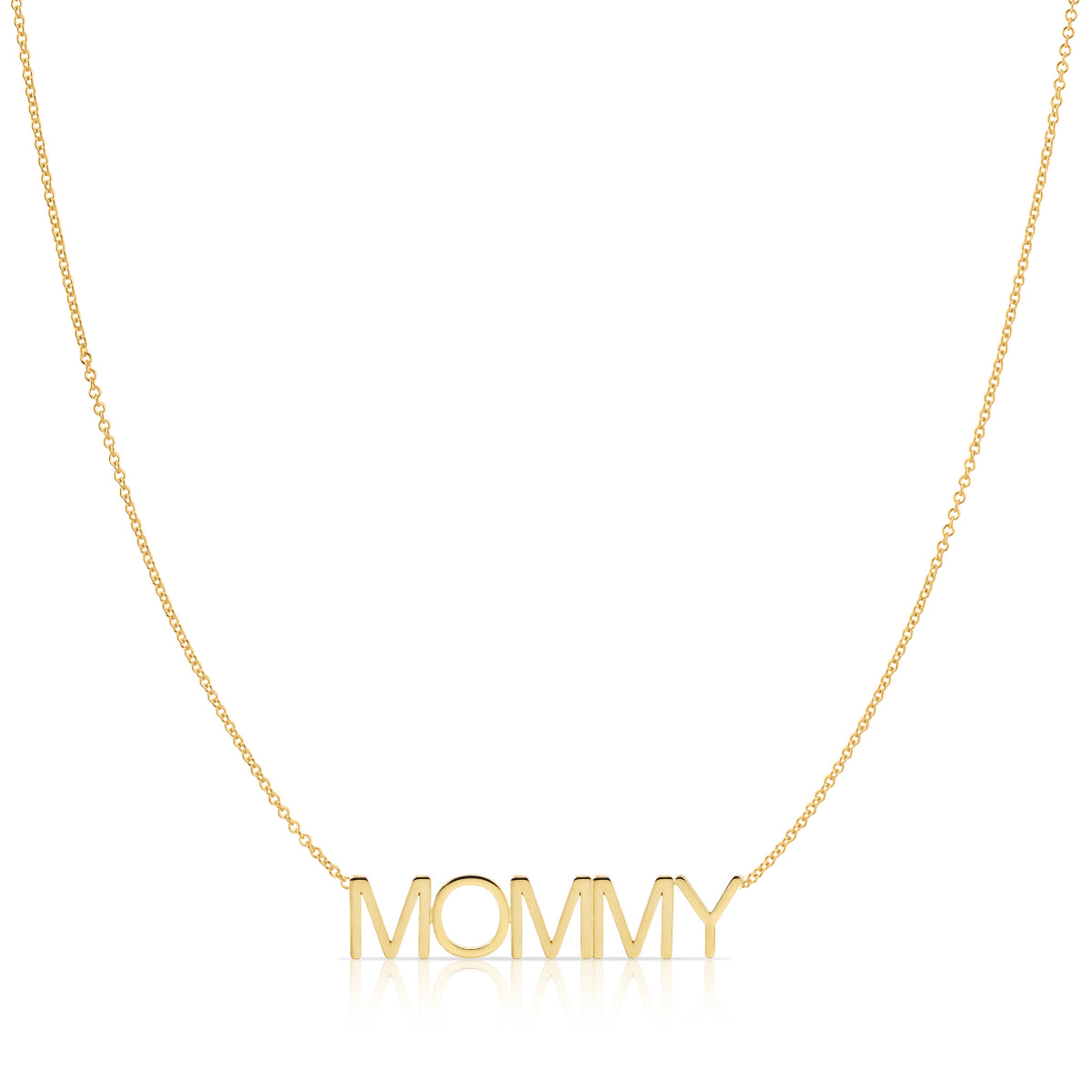 MOMMY Necklace | 14k Gold | Maya Brenner