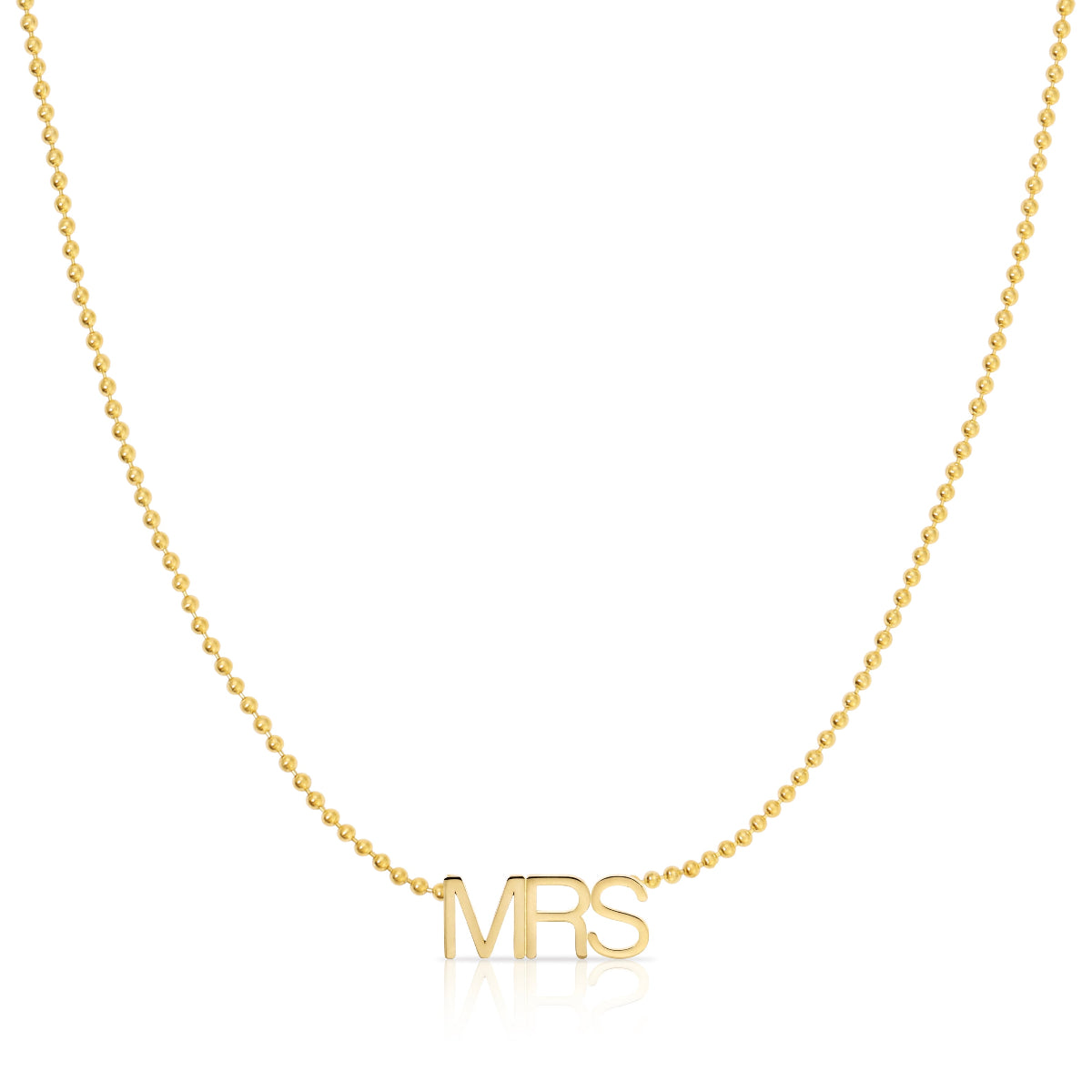 MRS Necklace | 14k Gold | Maya Brenner