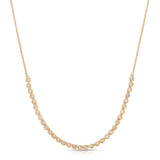 The Everyday Diamond Necklace on a white background. 