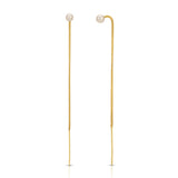 A pair of Pearl Drift Threaders on a white background. 