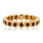 The Rose Bouquet Ring in yellow gold on a white background.