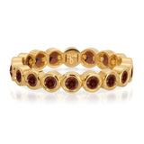 The Rose Bouquet Ring in yellow gold on a white background.