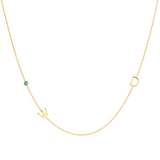 16" Yellow Gold Emerald, W, D