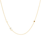 16" Yellow Gold L, E, Citrine