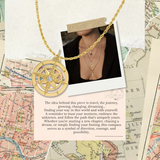 Find Your Way Compass Pendant