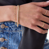 Custom Gold Bracelet - 3 Letters