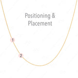 Custom Gold Necklace - 2 Letters