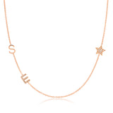 Custom Gold Necklace - 3 Letters