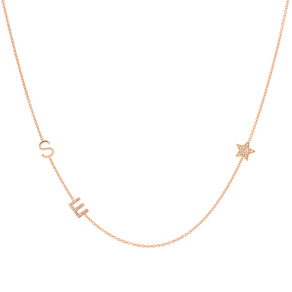 Maya brenner letter necklace discount Clearance