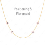 Custom Gold Necklace - 4 Letters