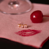 Triple Sec Diamond Earring