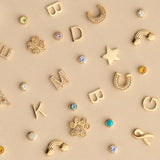 Custom Mixed Gold Necklace - 3 Letters