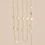 Custom Gold Necklace - 7 Letters