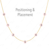 Custom Gold Necklace - 7 Letters