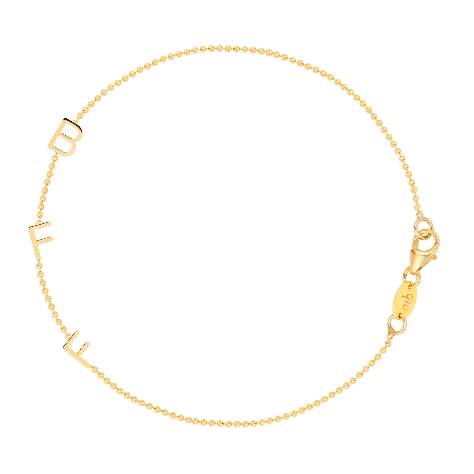 Jewelersclub Women's Y Initial Charm Bracelet
