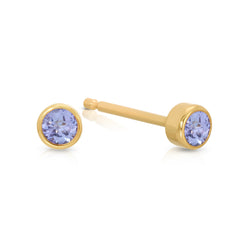 Birthstone Stud - Tanzanite (December)