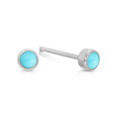 Birthstone Stud - Turquoise (December)