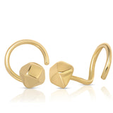 Alli Webb Faceted Comfort Stud