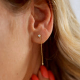 Droplet Diamond Earrings